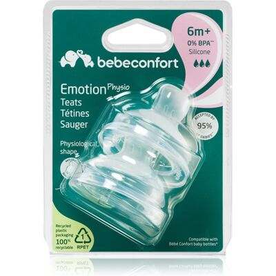 Inny producent Bebeconfort Emotion Physio Fast Flow smoczek do butelki 6 m+ 2 szt. Inny producent Bebeconfort Emotion Physio Fast Flow smoczek do butelki 6 m+ 2 szt.