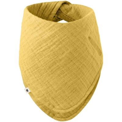 BIBS BANDANA BIB 100% GOTS organic cotton, MUSTARD BIBS BANDANA BIB 100% GOTS organic cotton, MUSTARD