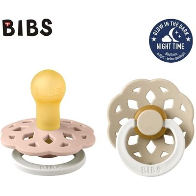Bibs Boheme 2-Pack Blush Night & Vanilla Night S Smoczek Uspokajający Kauczuk Hevea Bibs Boheme 2-Pack Blush Night & Vanilla Night S Smoczek Uspokajający Kauczuk Hevea