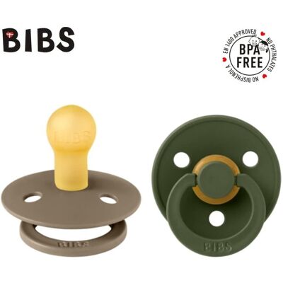 BIBS Naturlatex Colour Wiśnia 2-pack Pacifier BIBS Naturlatex Colour Wiśnia 2-pack Pacifier