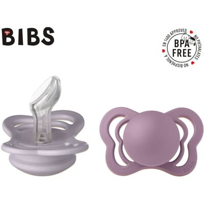 Bibs Couture 2-Pack Fossil Grey & Mauve S Smoczek Anatomiczny Silikonowy Bibs Couture 2-Pack Fossil Grey & Mauve S Smoczek Anatomiczny Silikonowy