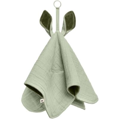 Bibs Cuddle Cloth Kangaroo Pieluszka Przytulanka Z Zawieszką Na Smoczek Sage Bibs Cuddle Cloth Kangaroo Pieluszka Przytulanka Z Zawieszką Na Smoczek Sage