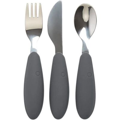 BIBS CUTLERY SET IRON 3 częściowy zestaw sztućców BIBS CUTLERY SET IRON 3 częściowy zestaw sztućców