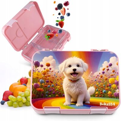 Inny producent BOKS184 Pojemnik Na Jedzenie Dla Dzieci Bento Box BPA Free Różowy Pies Inny producent BOKS184 Pojemnik Na Jedzenie Dla Dzieci Bento Box BPA Free Różowy Pies