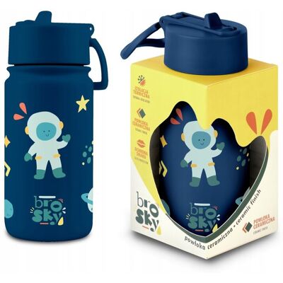 inna (Inny) Brosky Kids Granatowa butelka na wodę dla dzieci w motyw kosmosu 450 ml inna (Inny) Brosky Kids Granatowa butelka na wodę dla dzieci w motyw kosmosu 450 ml