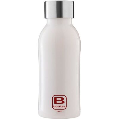 Butelka B Bottles Twin 350 Ml Biały - Casa Bugatti Butelka B Bottles Twin 350 Ml Biały - Casa Bugatti