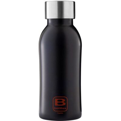 Butelka B Bottles Twin 350 Ml Matt Black - Casa Bugatti Butelka B Bottles Twin 350 Ml Matt Black - Casa Bugatti