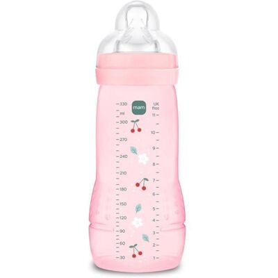 Butelka - Mam Baby - Easy Active - +6 Miesięcy - 330 Ml - Smoczek Przepływ X - Berry Butelka - Mam Baby - Easy Active - +6 Miesięcy - 330 Ml - Smoczek Przepływ X - Berry