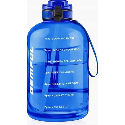 Inny producent BUTELKA WODA 3L NIEBIESKA MOTYWACYJNA SZCZELNA UCHWYT DUŻA SPORT Inny producent BUTELKA WODA 3L NIEBIESKA MOTYWACYJNA SZCZELNA UCHWYT DUŻA SPORT