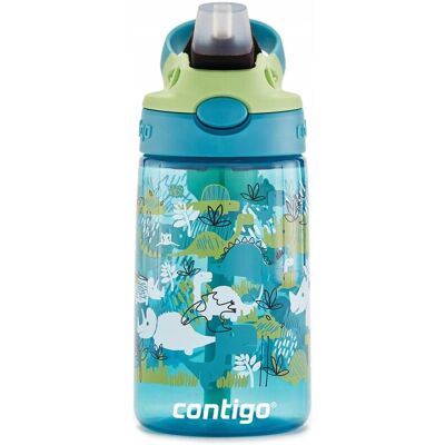 BUTELKA ze SŁOMKĄ CONTIGO EASY CLEAN 420ml DINOZAURY BIDON dla DZIECI BUTELKA ze SŁOMKĄ CONTIGO EASY CLEAN 420ml DINOZAURY BIDON dla DZIECI