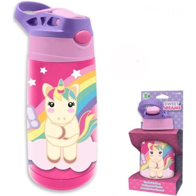 Kids Euroswan Butelka ze stali nierdzewnej JEDNOROŻEC 450ml Kids Euroswan Butelka ze stali nierdzewnej JEDNOROŻEC 450ml