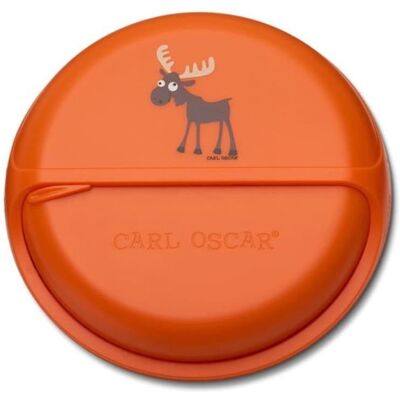 Carl Oscar Big Snackdisc™ 5 Komorowy Obrotowy Pojemnik Na Przekąski Orange - Moose Carl Oscar Big Snackdisc™ 5 Komorowy Obrotowy Pojemnik Na Przekąski Orange - Moose