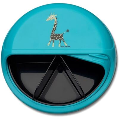 Inny producent Carl Oscar BIG SnackDISC™ 5 komorowy obrotowy pojemnik na przekąski Tourquise - Giraffe Inny producent Carl Oscar BIG SnackDISC™ 5 komorowy obrotowy pojemnik na przekąski Tourquise - Giraffe