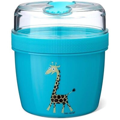 Inny producent Carl Oscar- N'ice Cup™ L Pojemnik śniadaniowy z wkładem chłodzący Turquoise - Giraffe Inny producent Carl Oscar- N'ice Cup™ L Pojemnik śniadaniowy z wkładem chłodzący Turquoise - Giraffe