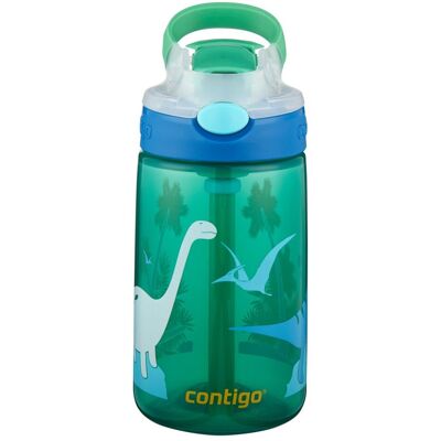 Contigo, Bidon dziecięcy, Gizmo Flip Jungle Green Dino, 420 ml Contigo, Bidon dziecięcy, Gizmo Flip Jungle Green Dino, 420 ml
