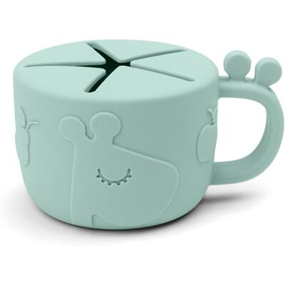 Done by Deer Raffi Blue Spill-proof Snack Cup - Snack Cup - Raffi - Niebieski - Maluch Done by Deer Raffi Blue Spill-proof Snack Cup - Snack Cup - Raffi - Niebieski - Maluch