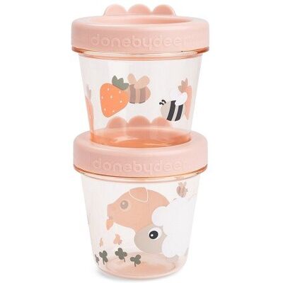 Done by Deer Pojemnik na jedzenie dla niemowląt Tiny Farm Proszek - Baby Food Container Done by Deer Pojemnik na jedzenie dla niemowląt Tiny Farm Proszek - Baby Food Container