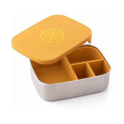 ECO Rascals Klasyczny Lunch Box Bento Musztardowy ECO Rascals Klasyczny Lunch Box Bento Musztardowy