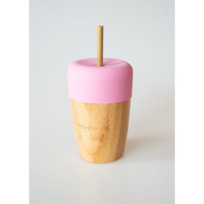 Ecorascals - Bamboo Cup - Różowy - 240 ml - Baby cup Ecorascals - Bamboo Cup - Różowy - 240 ml - Baby cup