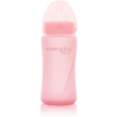 Everyday Baby Szklana Butelka M Różowa - Butelka dla niemowląt Everyday Baby Szklana Butelka M Różowa - Butelka dla niemowląt