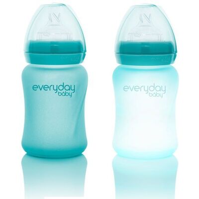 Everyday Baby Wrażliwa na ciepło butelka 150ml - Turkusowa Everyday Baby Wrażliwa na ciepło butelka 150ml - Turkusowa