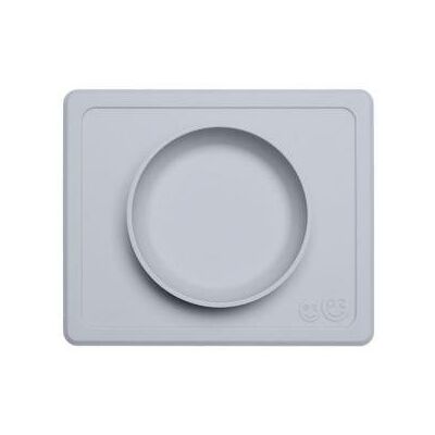 EZPZ Mini Miska - Silikon - Pewter - Uniwersalny Rozmiar EZPZ Mini Miska - Silikon - Pewter - Uniwersalny Rozmiar