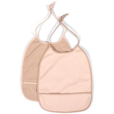 Filibabba Śliniak wiązany 2 szt. Peach-Blush Filibabba Śliniak wiązany 2 szt. Peach-Blush