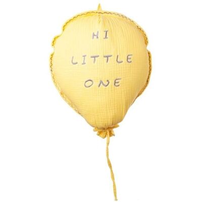 Hi Little One poduszka dekoracyjna do pokoiku BIO muślin BALOON Pineapple Hi Little One poduszka dekoracyjna do pokoiku BIO muślin BALOON Pineapple