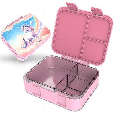 Inny producent JARLSON Bento Lunchbox Dla Dzieci 1000ml Bez BPA Różowy Inny producent JARLSON Bento Lunchbox Dla Dzieci 1000ml Bez BPA Różowy