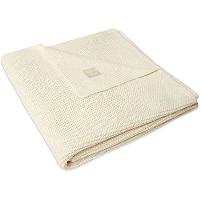Jollein Kocyk Do Wózka Fotelika I Kołyski Tkany 100x75 Cm Basic Knit Ivory Jollein Kocyk Do Wózka Fotelika I Kołyski Tkany 100x75 Cm Basic Knit Ivory