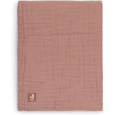 Jollein - Kocyk Muślinowy Cotton 120 X 120 Cm Rosewood Jollein - Kocyk Muślinowy Cotton 120 X 120 Cm Rosewood