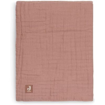 Jollein - Kocyk Muślinowy Cotton 75 X 100 Cm Rosewood Jollein - Kocyk Muślinowy Cotton 75 X 100 Cm Rosewood