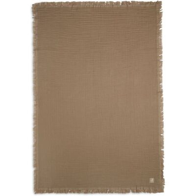 Jollein - Kocyk Muślinowy Hydrophilic Fringe 75 X 100 Cm Biscuit Jollein - Kocyk Muślinowy Hydrophilic Fringe 75 X 100 Cm Biscuit