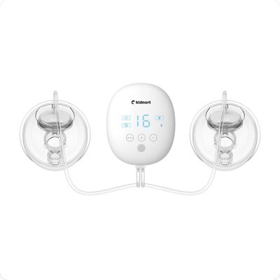 Kidnort Apning laktator elektryczny podwójny bezdotykowy 3 tryby 16 poziomów 2x180 ml LED Kidnort Apning laktator elektryczny podwójny bezdotykowy 3 tryby 16 poziomów 2x180 ml LED