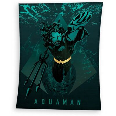 Carbotex Koc Aquaman 150x200 Licencyjny Miękki Polarowy Zielony Dla Fana Carbotex Koc Aquaman 150x200 Licencyjny Miękki Polarowy Zielony Dla Fana
