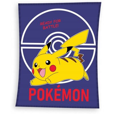 Carbotex Koc Flanelowy Pokemon Pikachu 110x140 Licencyjny Miękki Dziecięcy Carbotex Koc Flanelowy Pokemon Pikachu 110x140 Licencyjny Miękki Dziecięcy