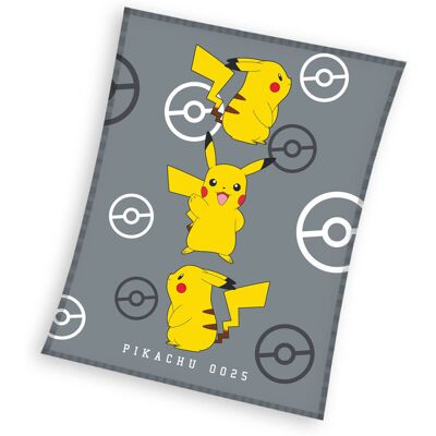 Carbotex Kocyk Coral Pokemon Pikachu Koc 130x160 Cm Dla Dzieci Carbotex Kocyk Coral Pokemon Pikachu Koc 130x160 Cm Dla Dzieci