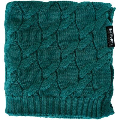 Kocyk Dla Niemowląt Z Wełny Merino Premium 80x100 Butelkowa Zieleń Lullalove Kocyk Dla Niemowląt Z Wełny Merino Premium 80x100 Butelkowa Zieleń Lullalove