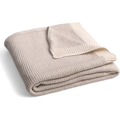 Kocyk Dziecięcy 80x100 Mini Rattle Beżowy Bawełniany Babymatex Kocyk Dziecięcy 80x100 Mini Rattle Beżowy Bawełniany Babymatex
