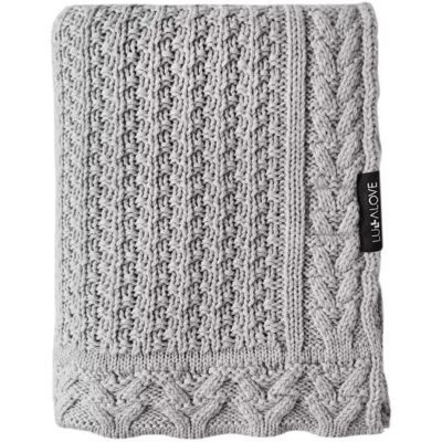 Kocyk Merino Premium - Szare Ciasteczko Lullalove Kocyk Merino Premium - Szare Ciasteczko Lullalove