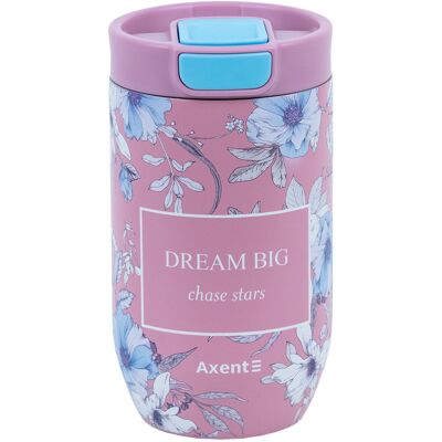 Kubek termiczny 350 ml z kwiatkami Axent Kubek termiczny 350 ml z kwiatkami Axent