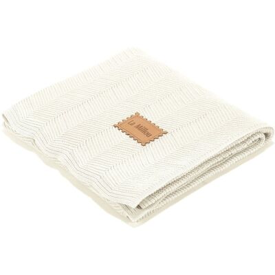 La Millou - Kocyk Bambusowy Cream - S La Millou - Kocyk Bambusowy Cream - S
