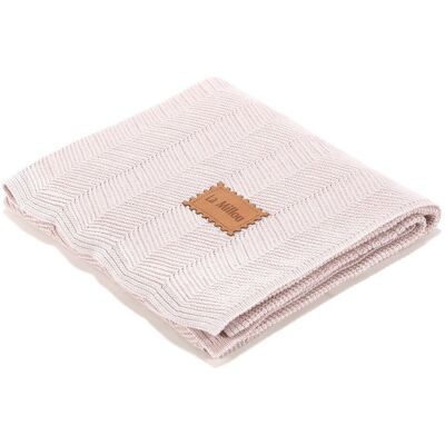 La Millou Kocyk Bambusowy Light Pink La Millou Kocyk Bambusowy Light Pink