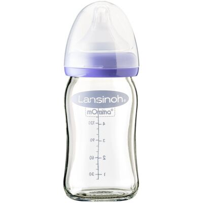 Szeroka Butelka Lansinoh z Szkła Rozmiar M 160ml Szeroka Butelka Lansinoh z Szkła Rozmiar M 160ml