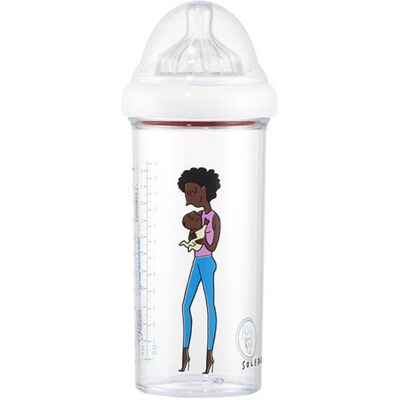 Inny producent Le Biberon Français trinanowa butelka ze smoczkiem do karmienia niemowląt Afromama, 1 szt. Inny producent Le Biberon Français trinanowa butelka ze smoczkiem do karmienia niemowląt Afromama, 1 szt.