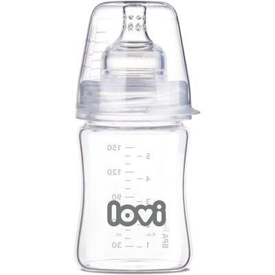 Canpol Lovi Butelka Do Karmienia Szklana Dla Niemowląt 150 Ml Ze Smoczkiem 0 M+ Canpol Lovi Butelka Do Karmienia Szklana Dla Niemowląt 150 Ml Ze Smoczkiem 0 M+