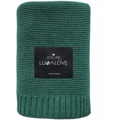 Lullalove, Koc Bambusowy, Zielony, 80x100 Cm Lullalove, Koc Bambusowy, Zielony, 80x100 Cm
