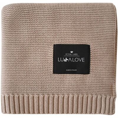 Lullalove Kocyk Bambusowy 100x80 Cm Otulacz / Karmelowy Beż Lullalove Kocyk Bambusowy 100x80 Cm Otulacz / Karmelowy Beż