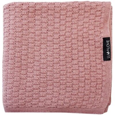 Lullalove - Kocyk/otulacz Merino Premium Piwonia Lullalove - Kocyk/otulacz Merino Premium Piwonia