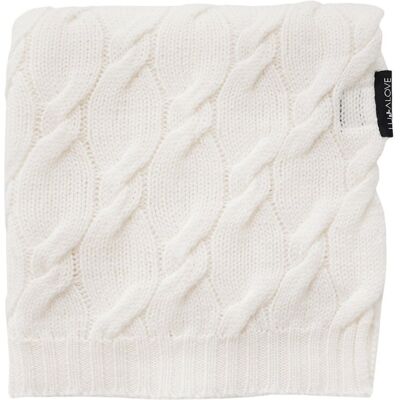 Lullalove, Kocyk Z Wełny Merino - Kokos, Kolekcja Premium Lullalove, Kocyk Z Wełny Merino - Kokos, Kolekcja Premium